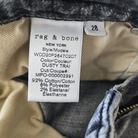 Rag & Bone Nina‎ Hight Rise Ankle Cigarette Women’s Sz 28 - Picture 8 of 13